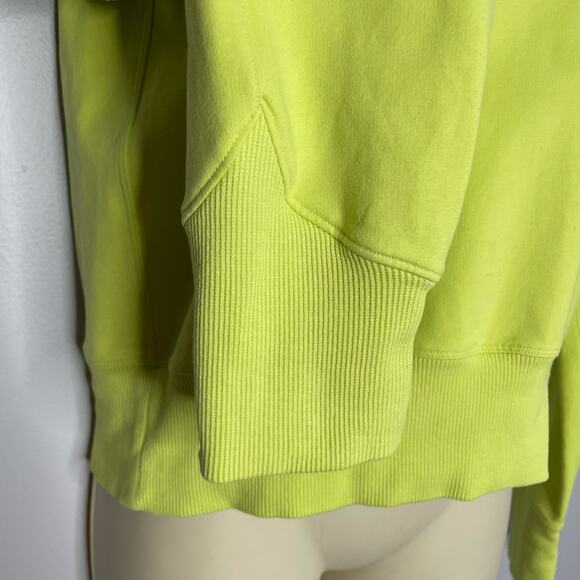 Lululemon Ready to Roll Crew Sweatshirt Lemon Vibe Yellow Cropped - Picture 4 of 8